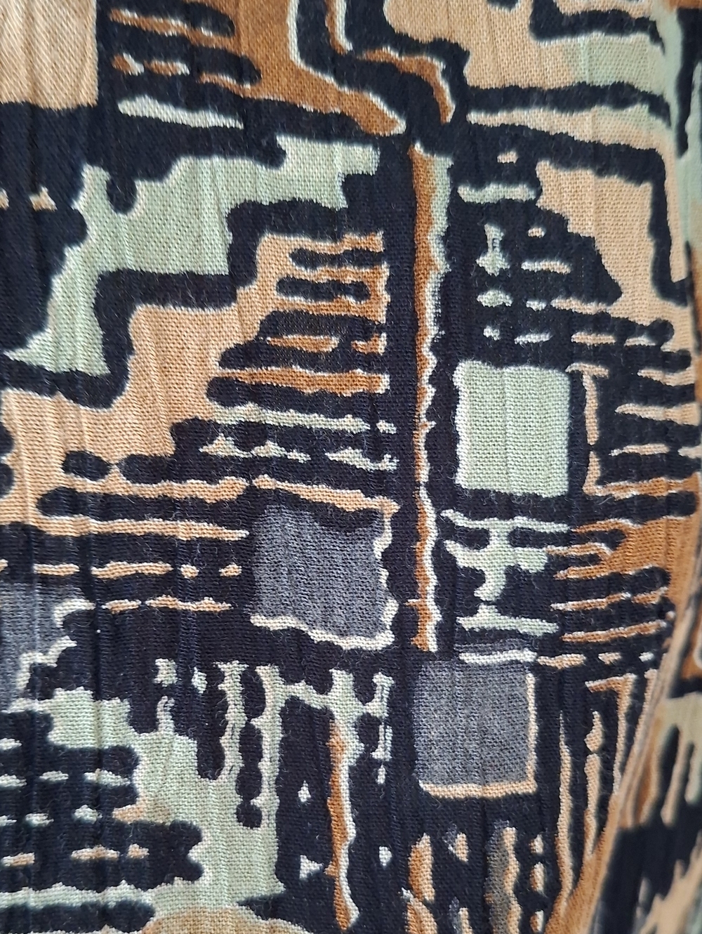 Vintage 80's/90's Southwestern Graffiti Boxy Cropped Shell Top/Tank (Size M) - Picture 2 of 6